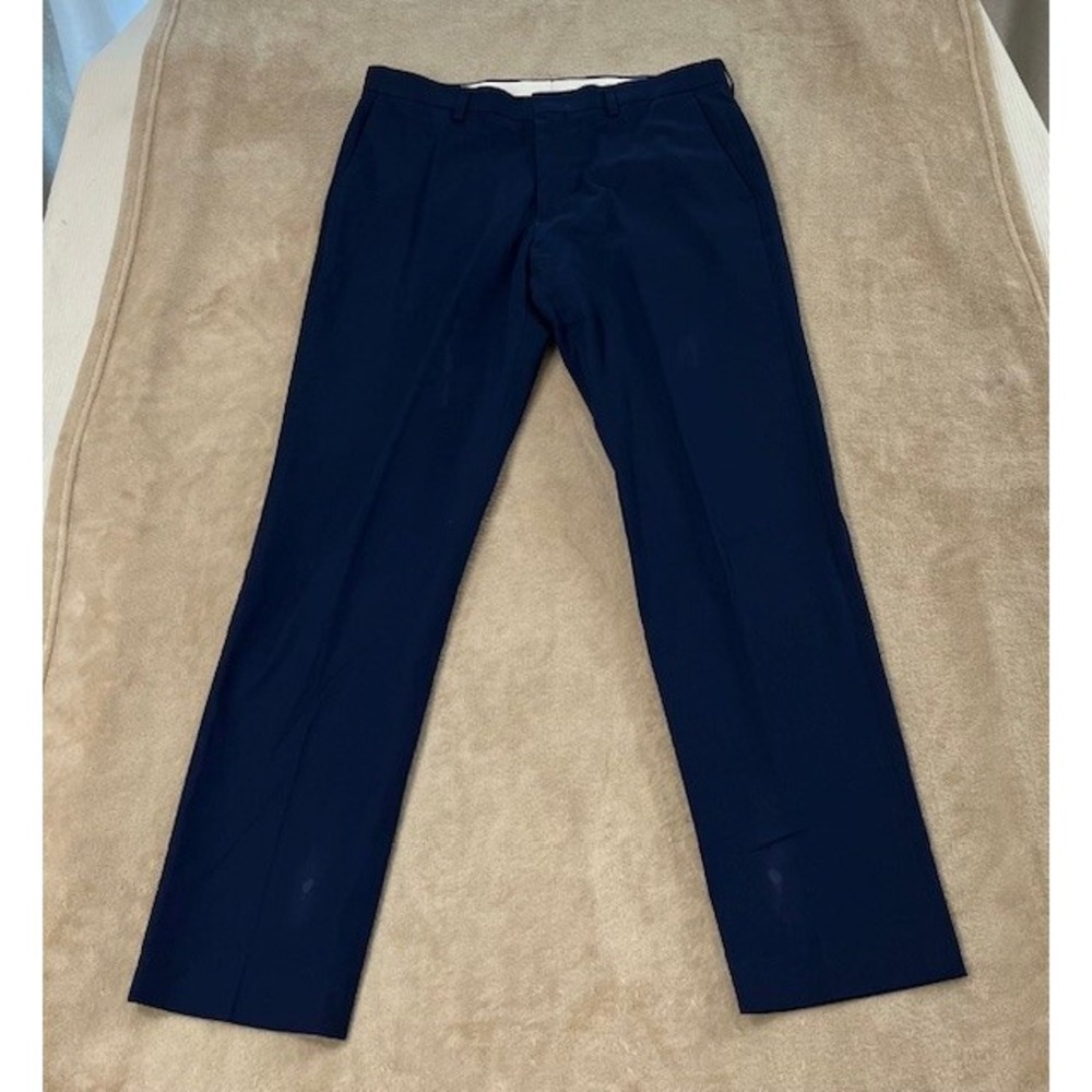 J Crew Ludlow Slim Pants Men Size 32x30 Blue larusmiani Tessuti Fair